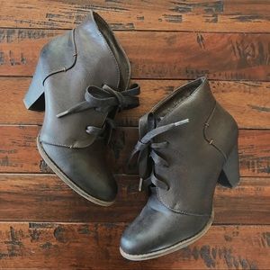 Lace-Up Ankle Boots